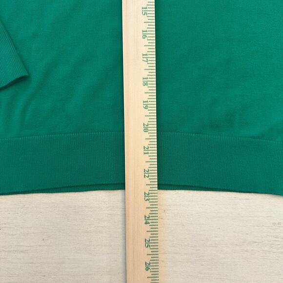 Boden Green Sweater with Button Cuffs - Picture 8 of 9